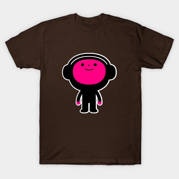 Musical mind character concentration T-Shirt by simonox